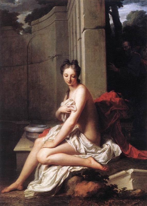 Jean-Baptiste Santerre Susanna at the Bath oil painting picture